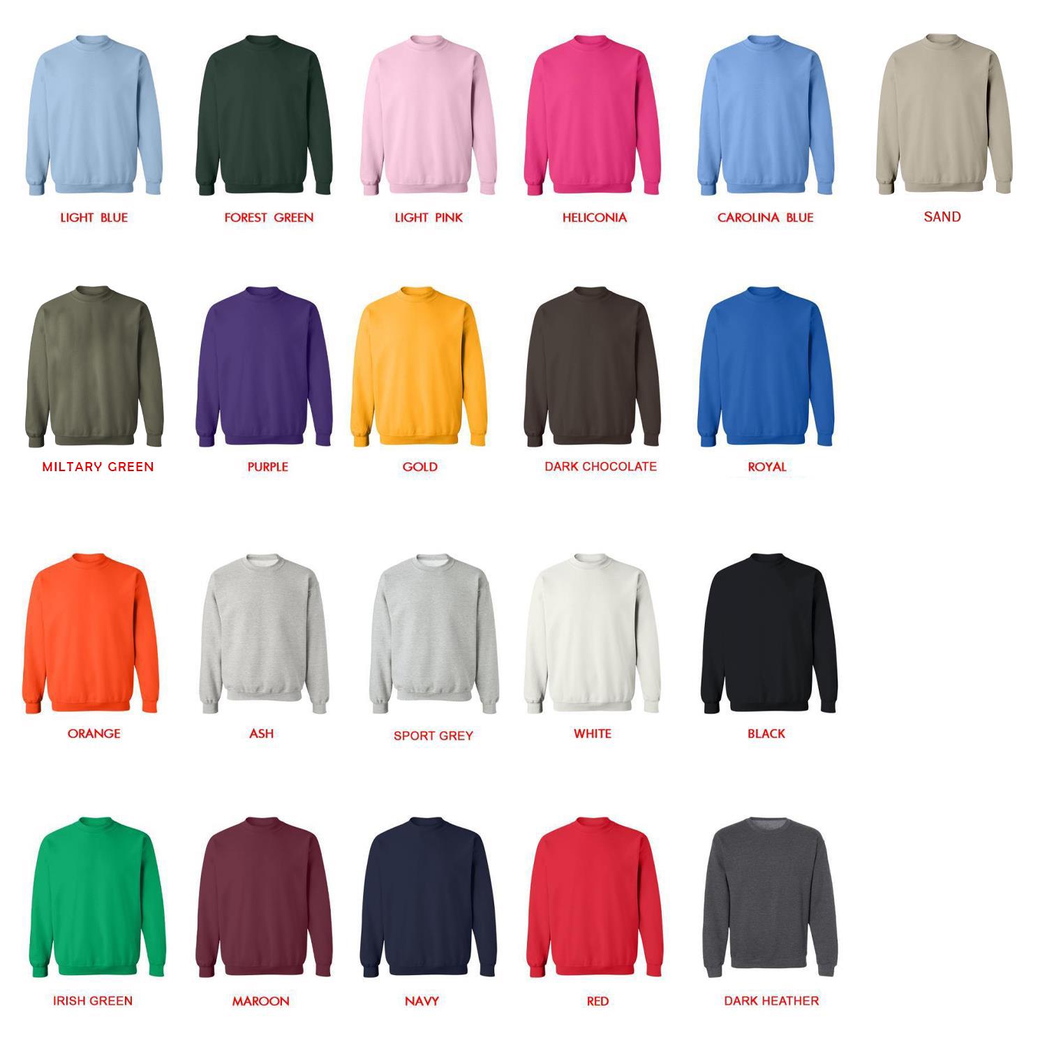 sweatshirt color chart - BLACKPINK UK Shop