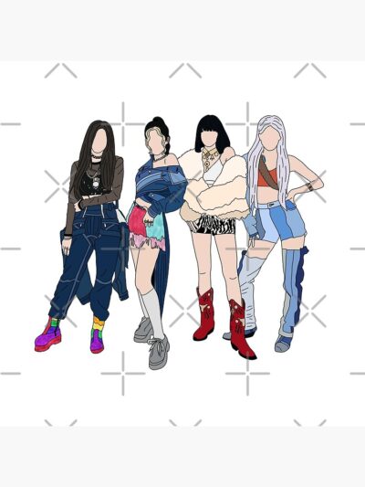 Alternative view of Blackpink Simple Throw Pillow