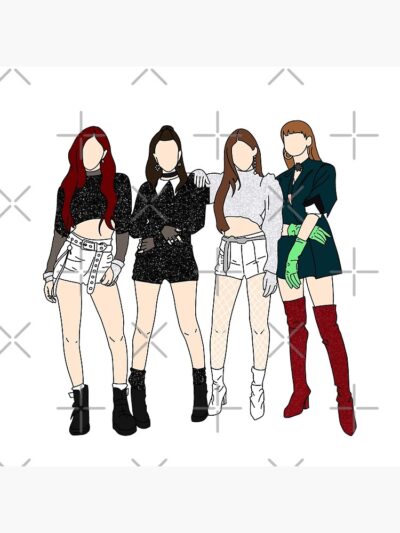 Alternative view of Blackpink Elegant Throw Pillow