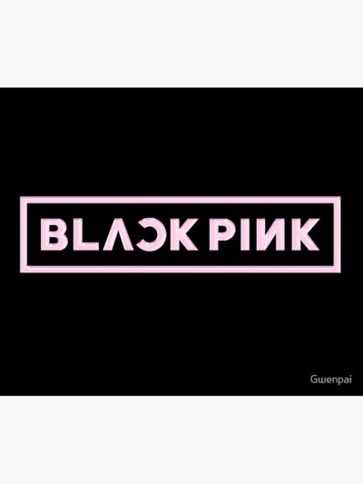Alternative view of Blackpink Pink Logo Tapestry