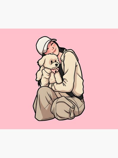 Alternative view of Jisoo And Dalgom Blackpink Tapestry