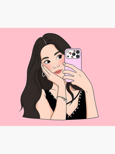 Alternative view of Trend Jisoo Kim Blackpink Tapestry