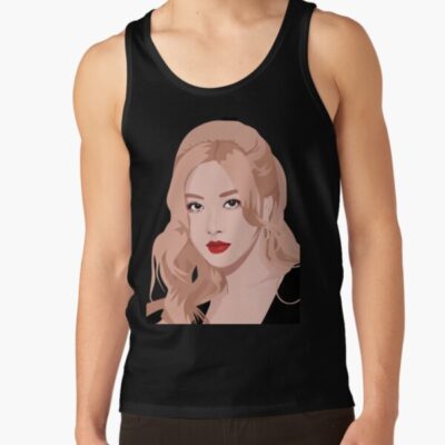 Alternative view of Rose De Blackpink In A Stunning Vector Digital Portrait Tank Top