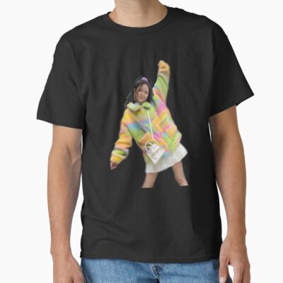 Alternative view of Jisoo Blackpink Sticker Kim Jisoo K Pop Fanart Aesthetic Design T-shirt