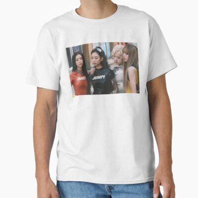 Alternative view of Blackpink Jump Merch Jennie Rose Jisoo Lisa  Gifts T-shirt