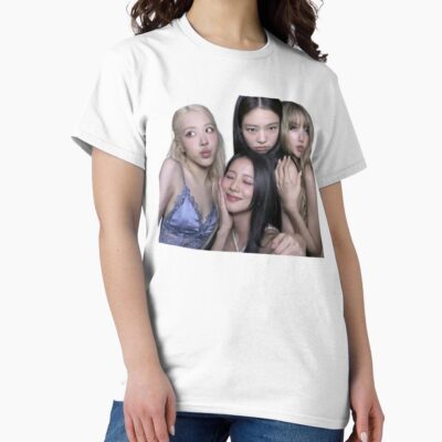 Alternative view of Blackpink Jennie Rose Jisoo Lisa Merch Kpop Girls Group  Besties Gifts T-shirt