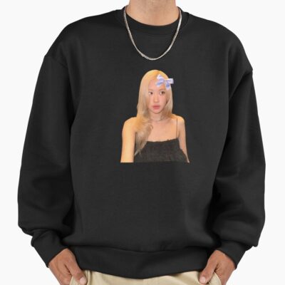 Alternative view of Rose Blackpink Purple Bow Sweatshirt