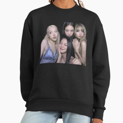 Alternative view of Blackpink Jennie Rose Jisoo Lisa Girly Bff Besties Gifts Sweatshirt