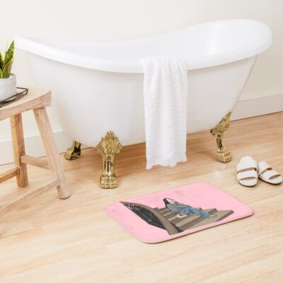 Alternative view of Hot Jisoo Kim Blackpink Bath Mat