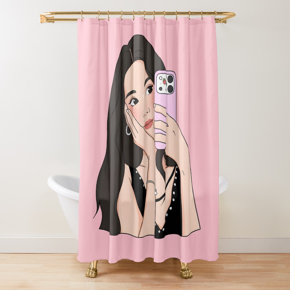 Must Have Jisoo Kim Blackpink Shower Curtain