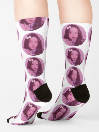 Alternative view of Jso Pink Ribbon Icon Socks