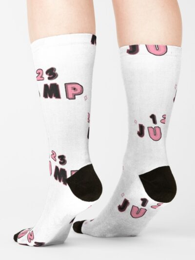 Alternative view of Blackpink Let S Jump Socks