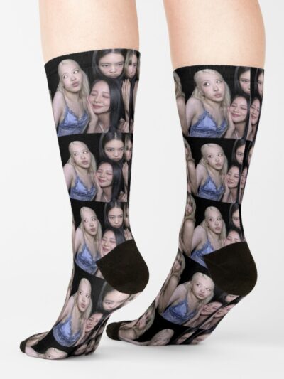 Alternative view of Blackpink Jennie Rose Jisoo Lisa Merch Kpop Girls Socks