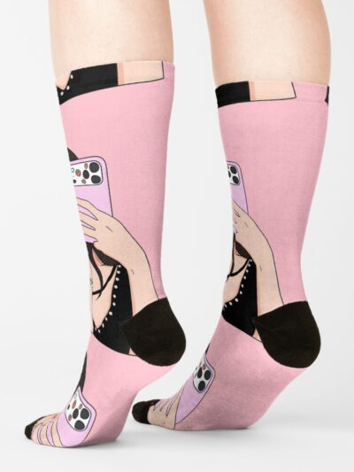 Alternative view of New Jisoo Kim Blackpink Socks